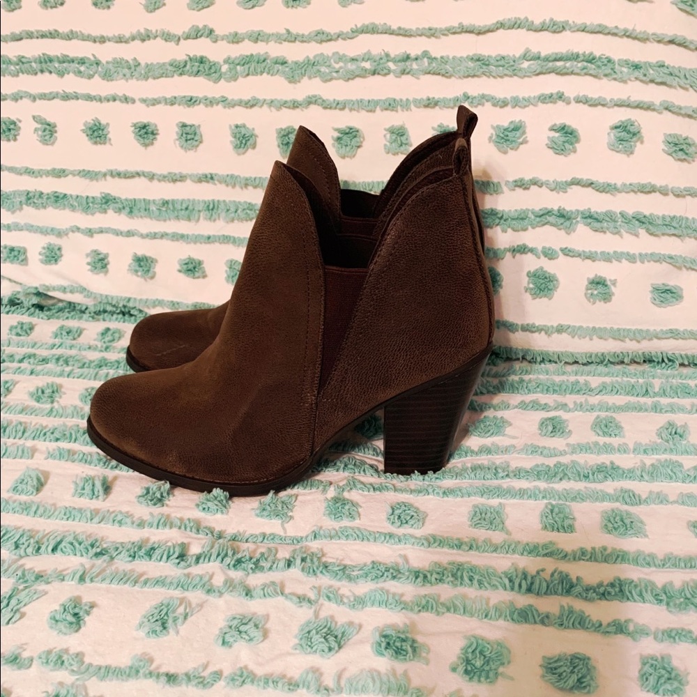 Brown boutique booties